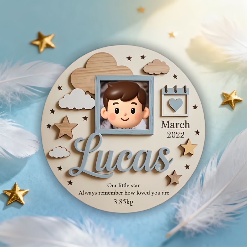 Personalized Baby Photo Frame, - Baby Nursery Baby avis et prix