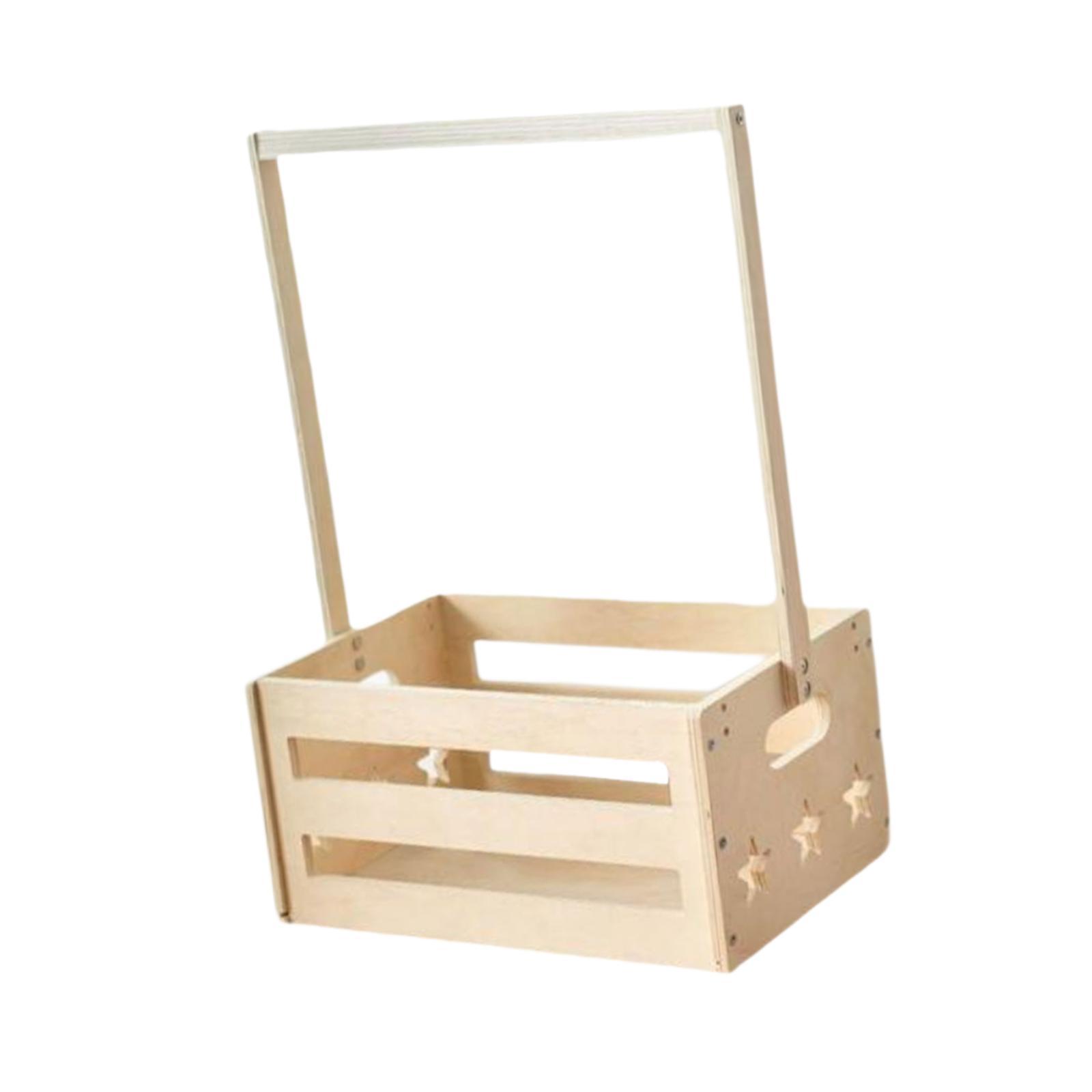 Wooden Storage Basket with Han - Baby Nursery Closet avis et prix