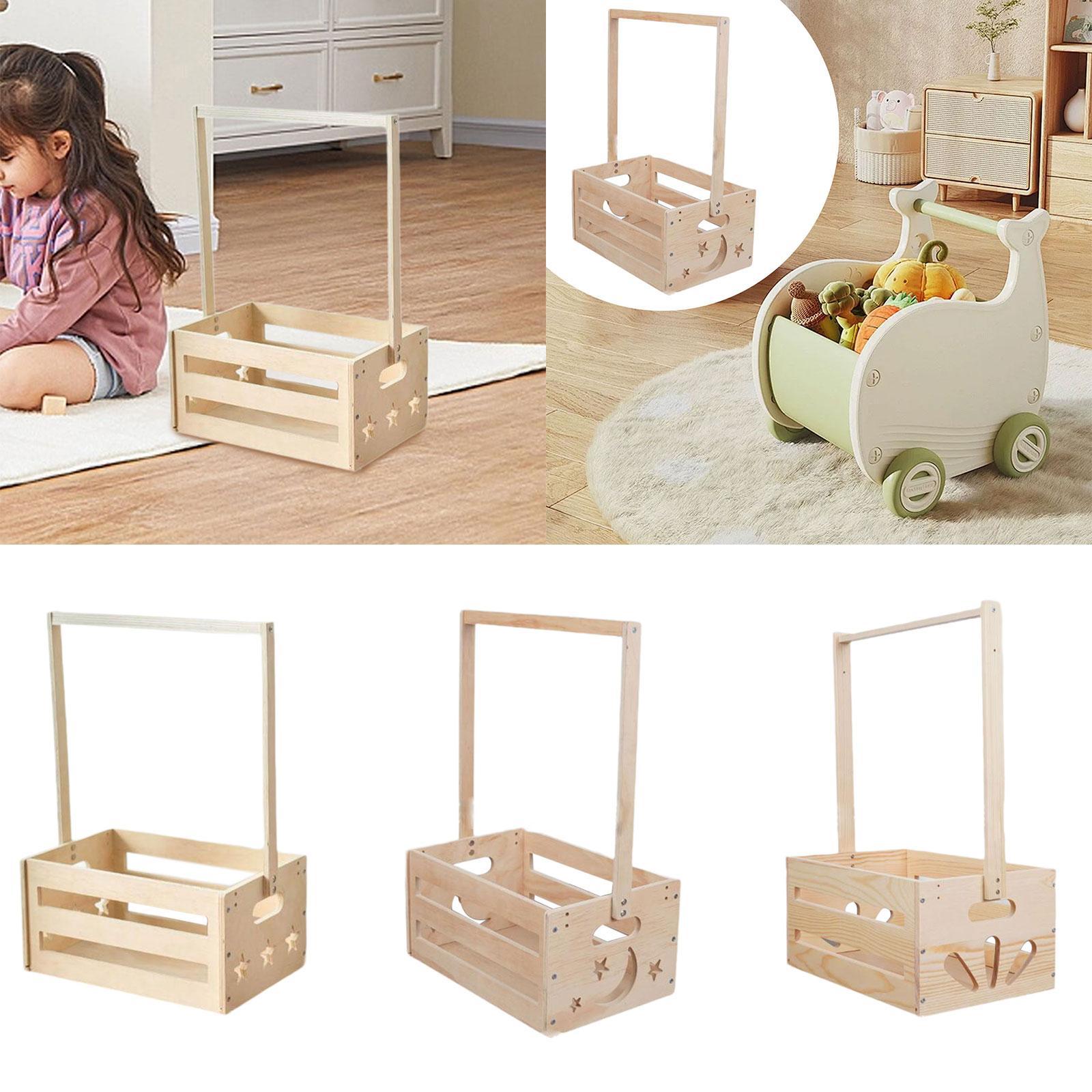 Wooden Storage Basket with Han - Baby Nursery Closet avis et prix