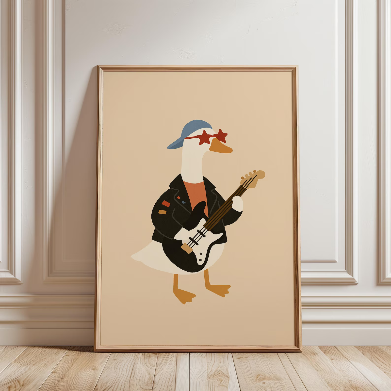 (2D Canvas Painting) Cool Rock - Baby Nursery Animal Prints avis et prix