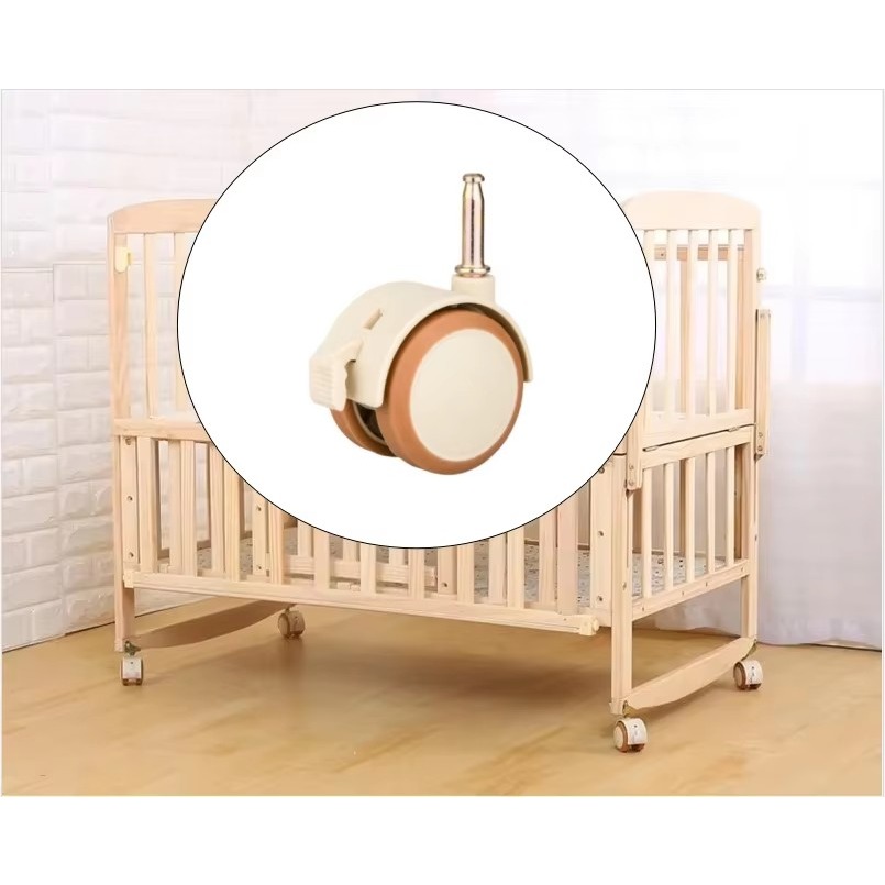 2/4Pcs 2'' Furniture Crib Swiv - Baby Nursery Trolley avis et prix