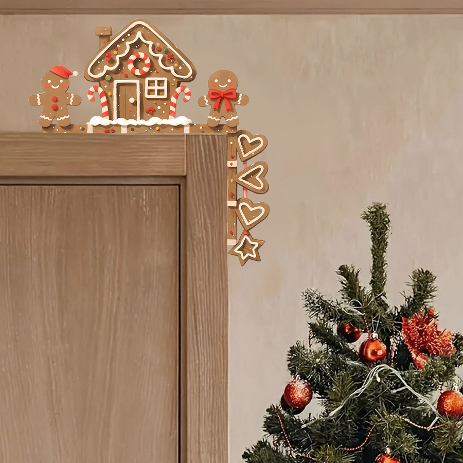 Gingerbread House & Man Christ - Baby Nursery Wall Decor avis et prix