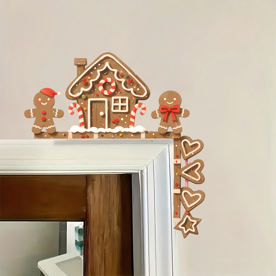 Gingerbread House & Man Christ - Baby Nursery Wall Decor avis et prix