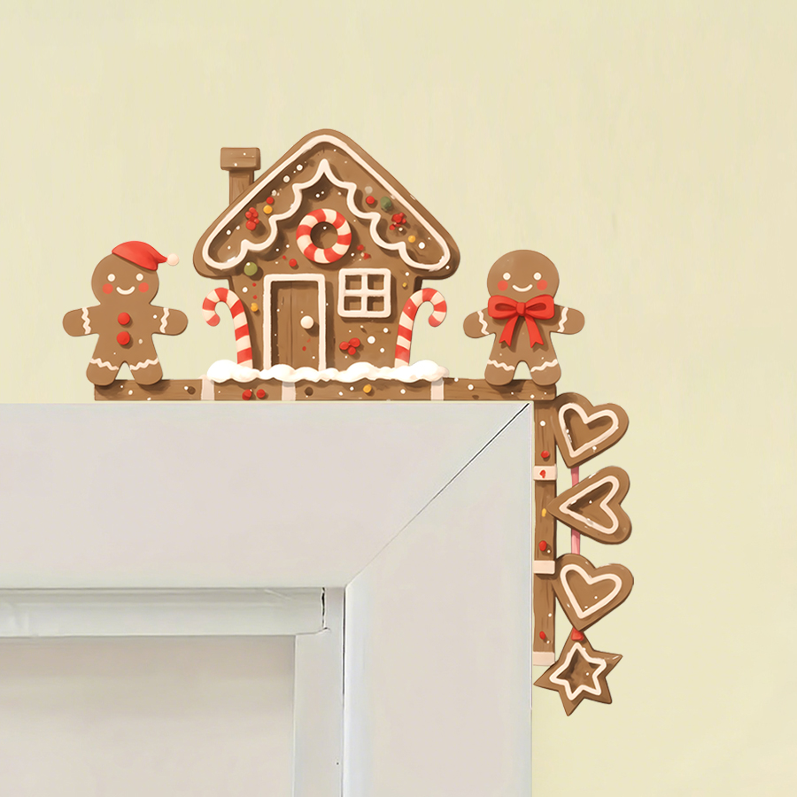 Gingerbread House & Man Christ - Baby Nursery Wall Decor avis et prix