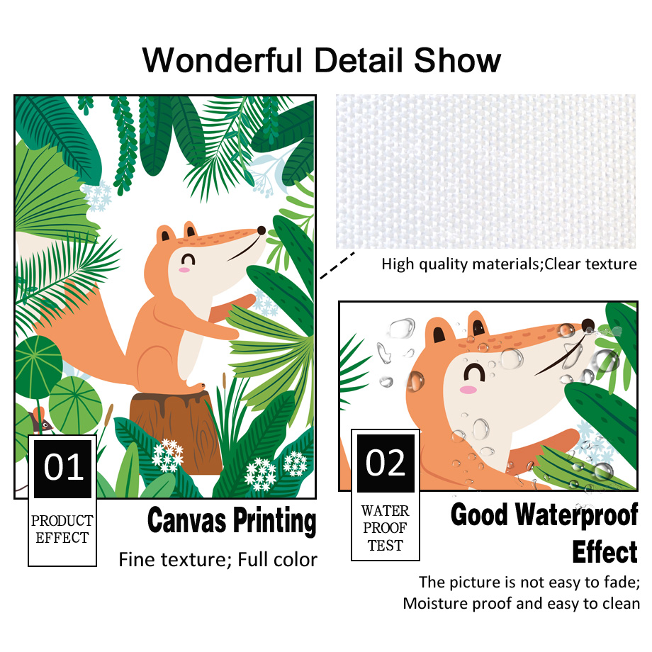 Jungle Safari Nursery Wall Art - Baby Nursery Gender Neutral avis et prix