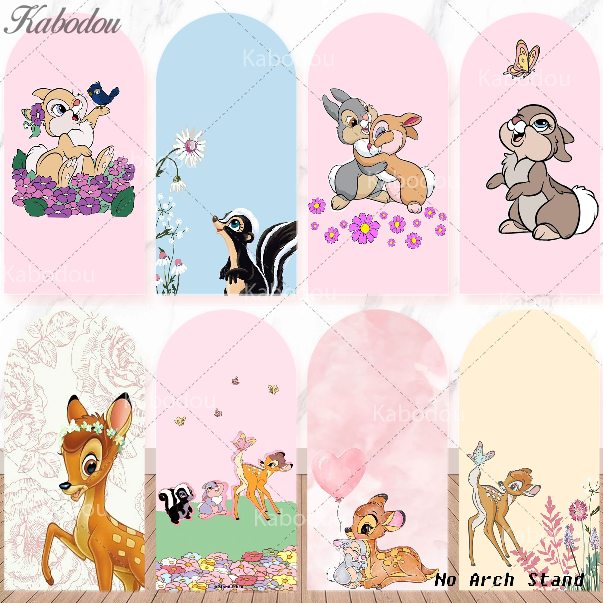 Arch Bambi Deer Background Cov - Baby Nursery Ideas Girl avis et prix