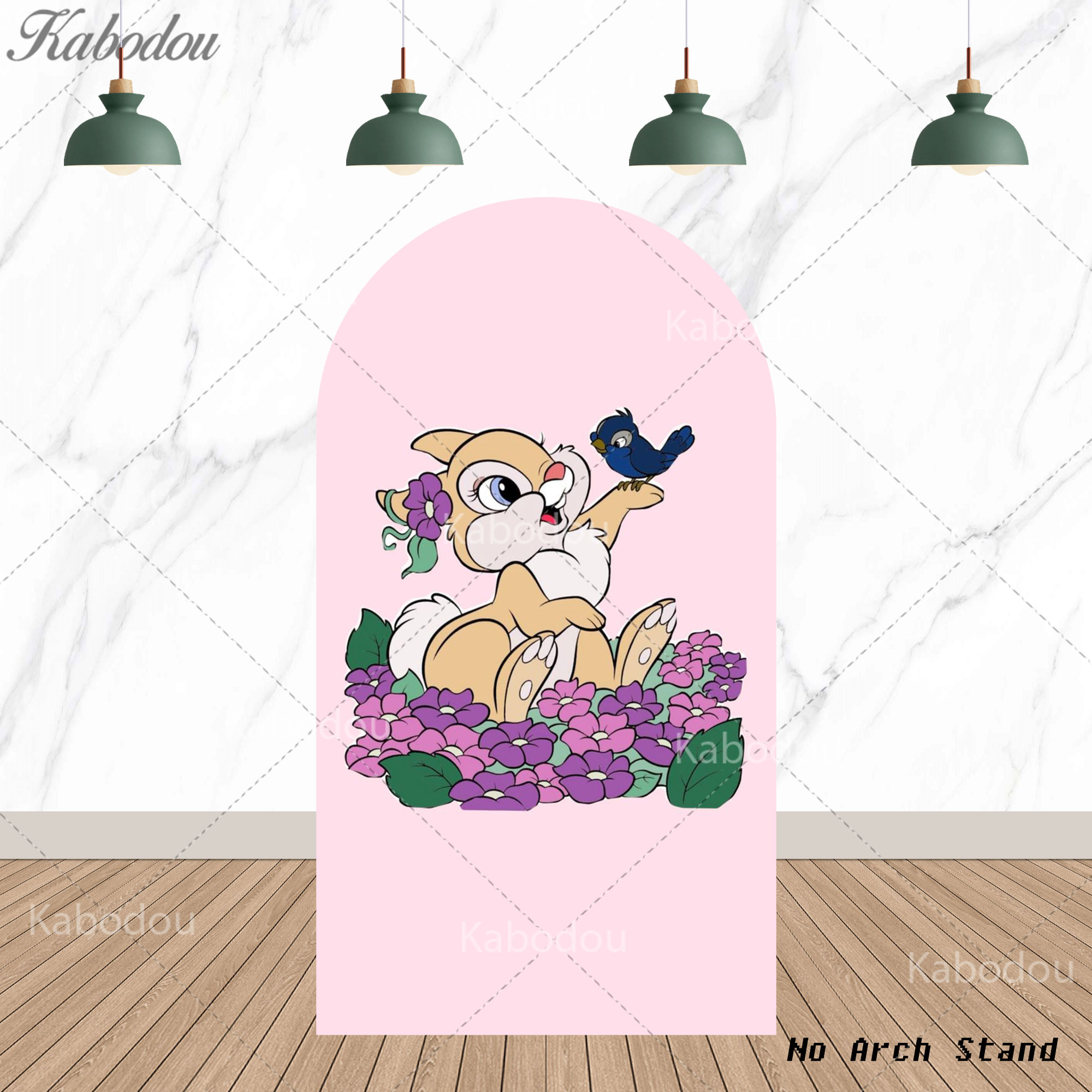 Arch Bambi Deer Background Cov - Baby Nursery Ideas Girl avis et prix