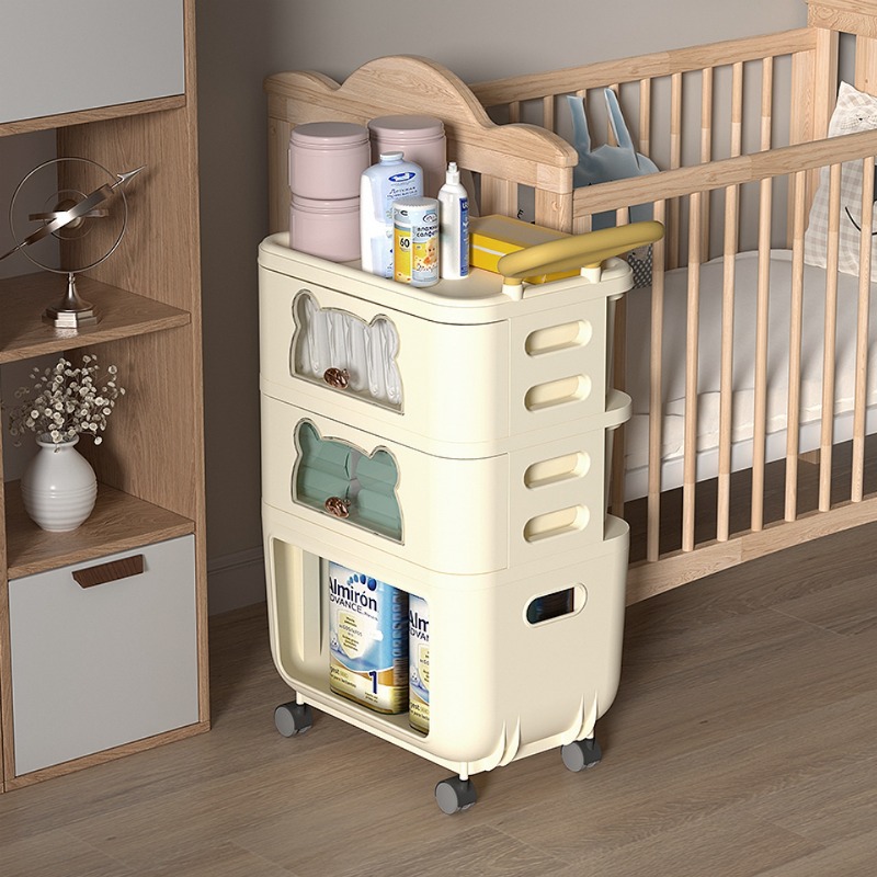 Multi-Purpose Living Room Stor - Baby Nursery Utility Cart avis et prix