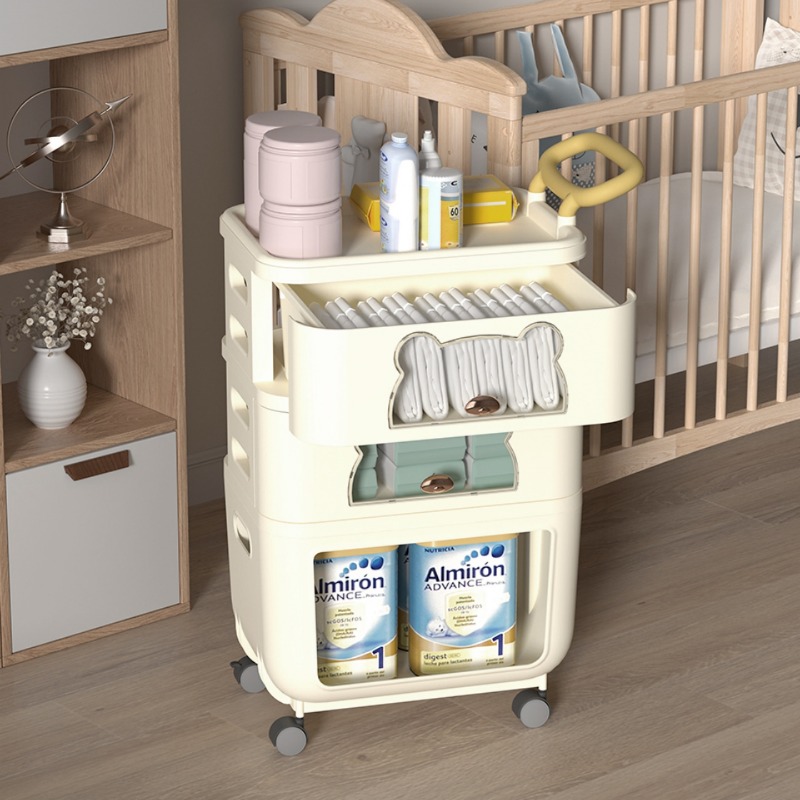 Multi-Purpose Living Room Stor - Baby Nursery Utility Cart avis et prix