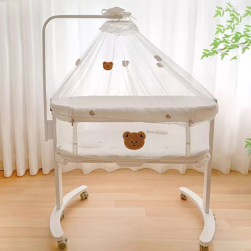 Adjustable Newborn Bassinet wi - Baby Nursery Trolley avis et prix