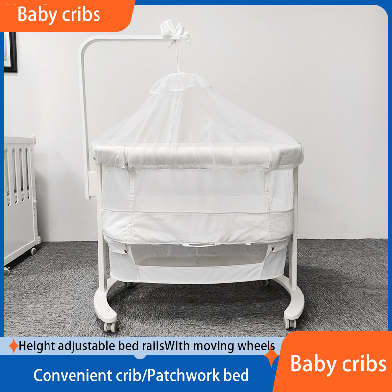 Adjustable Newborn Bassinet wi - Baby Nursery Trolley avis et prix