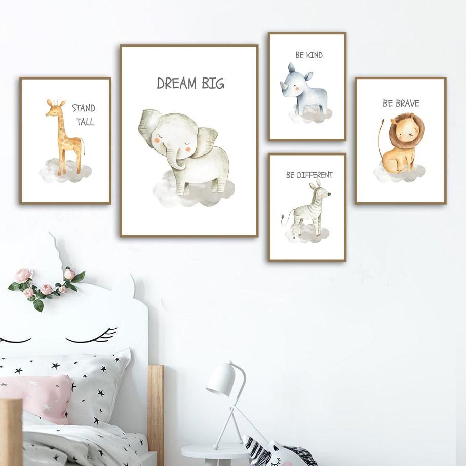 Nursery Wall Art Canvas Painti - Baby Nursery Mirror avis et prix