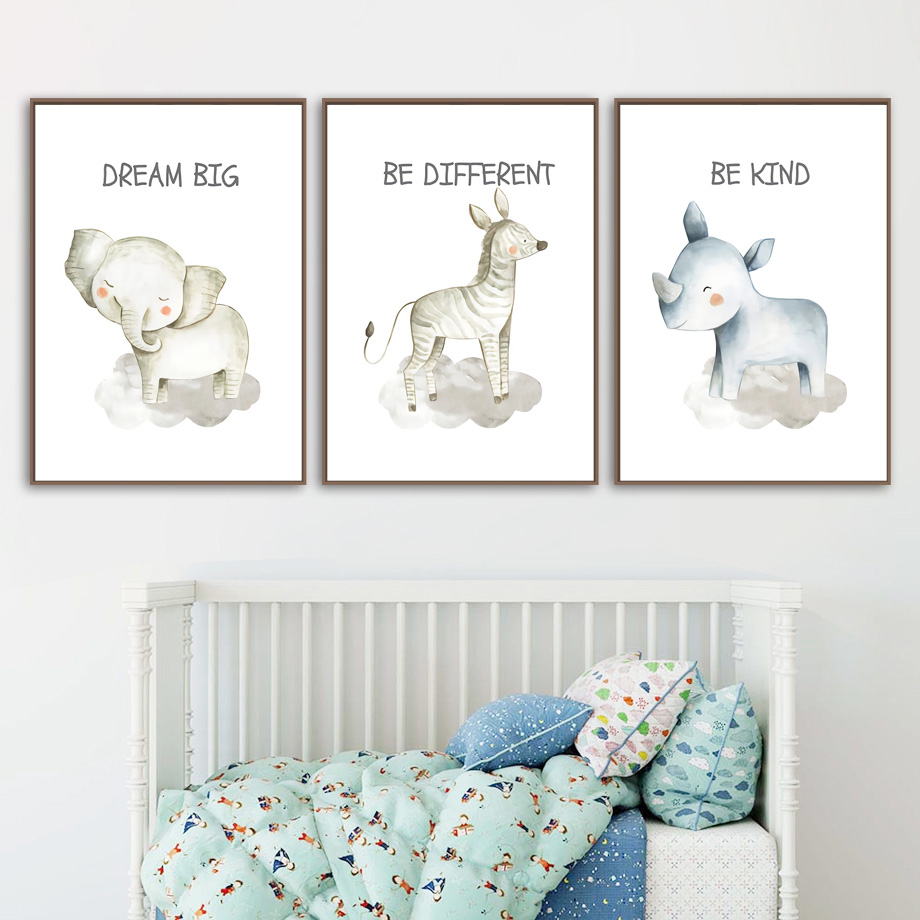 Nursery Wall Art Canvas Painti - Baby Nursery Mirror avis et prix