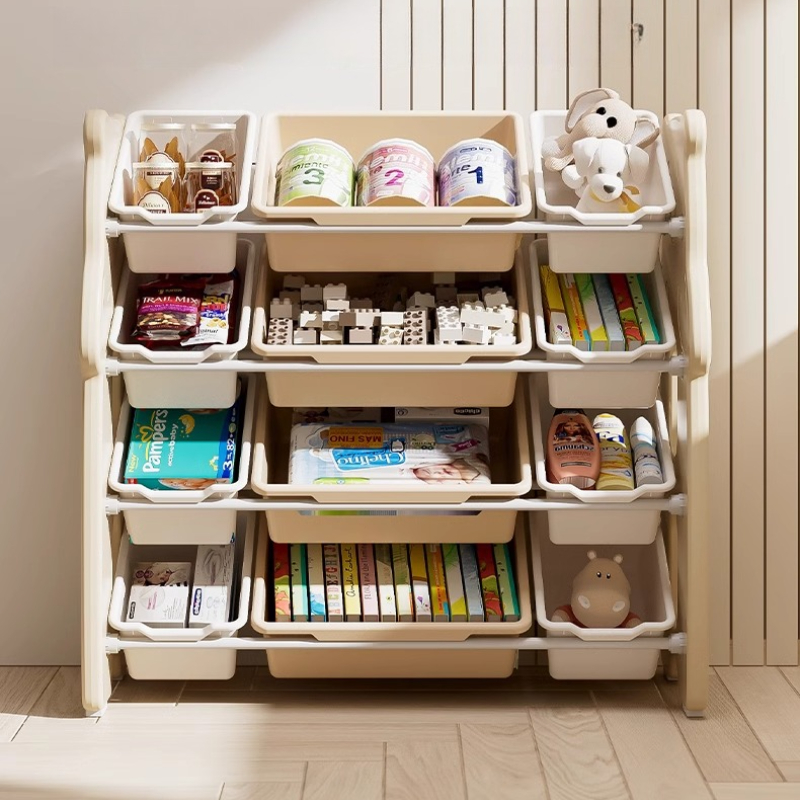 Floor-standing Kids Toy Organi - Baby Nursery Bookcase avis et prix