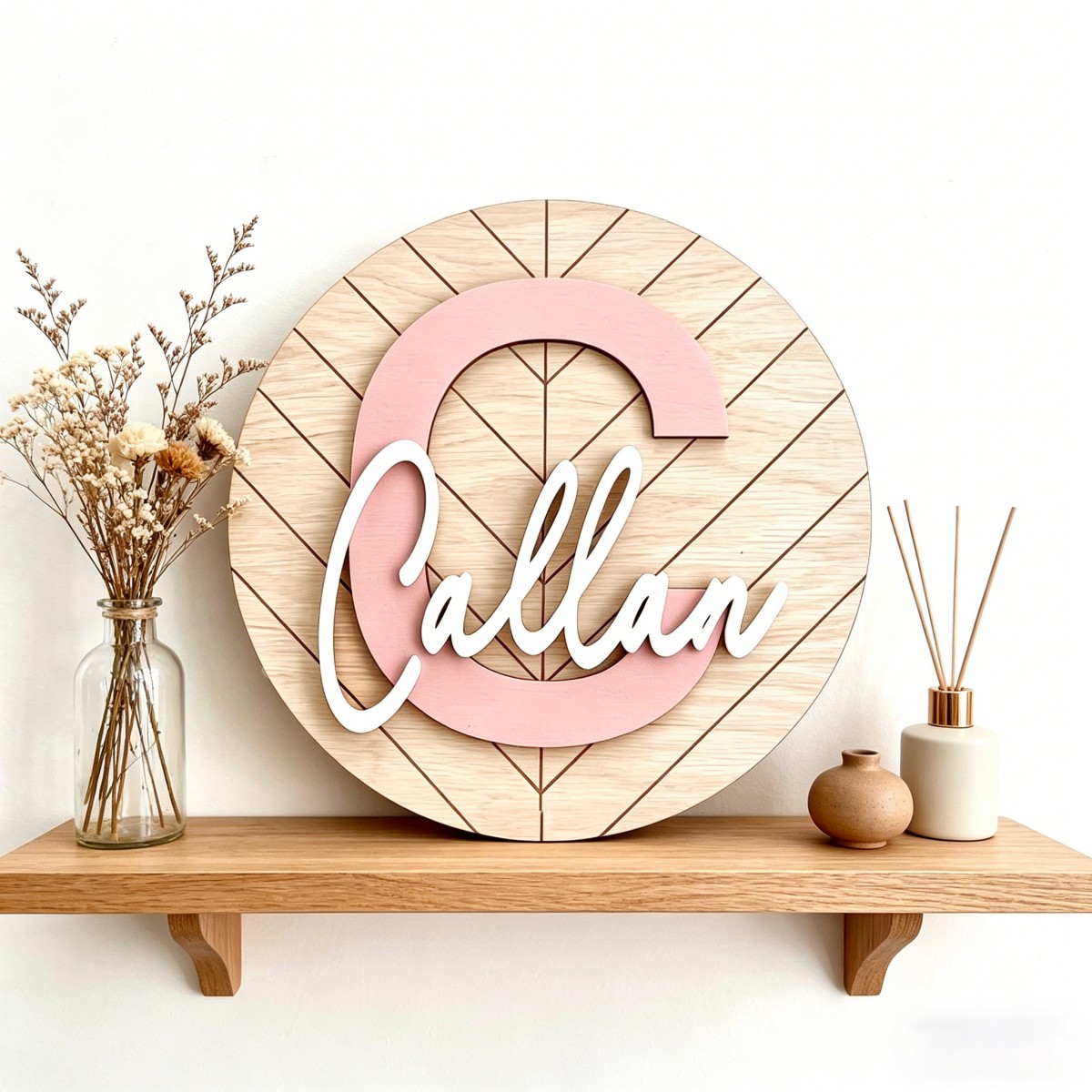 1Pc Custom Round Geometric Woo - Baby Nursery Baby avis et prix