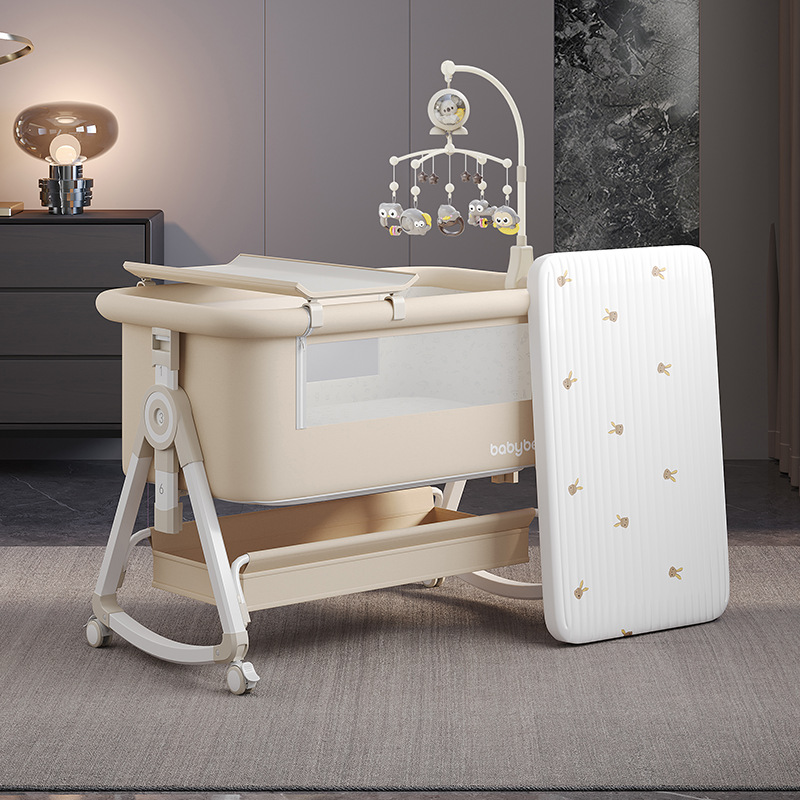 Baby Crib , Portable and Adjus - Baby Nursery Trolley avis et prix