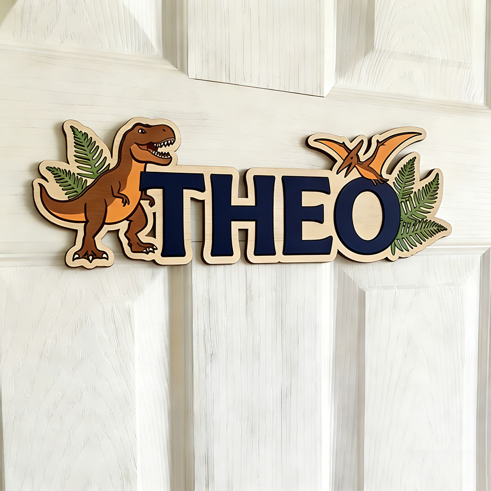 Personalized Dinosaur Name Sig - Baby Nursery Baby avis et prix