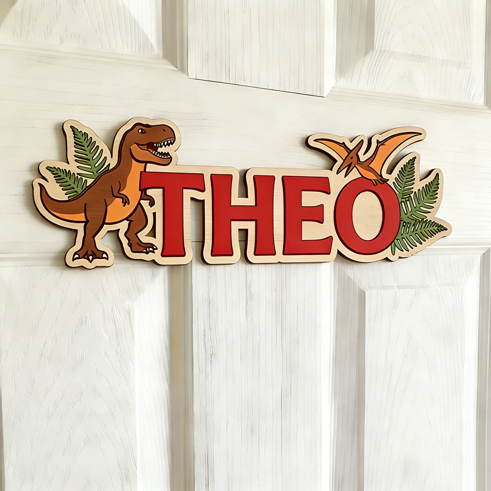 Personalized Dinosaur Name Sig - Baby Nursery Baby avis et prix
