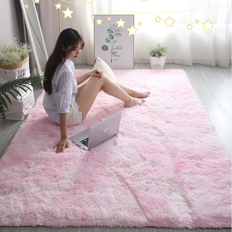 Pink Kids Carpet For Girls Bed - Soft Rug Nursery avis et prix