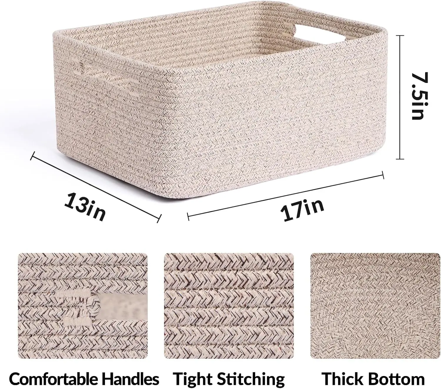 Large Storage Baskets for Shel - Baby Nursery Closet avis et prix