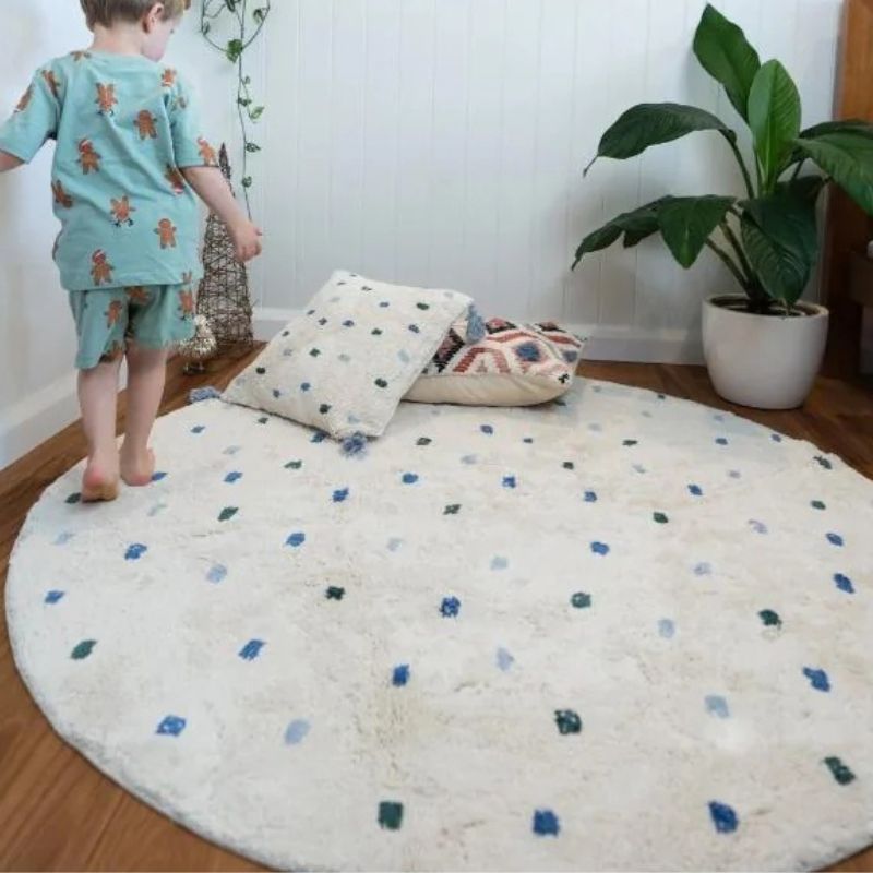 Dot Fluffy Carpet Living Room  - Soft Rug Nursery avis et prix