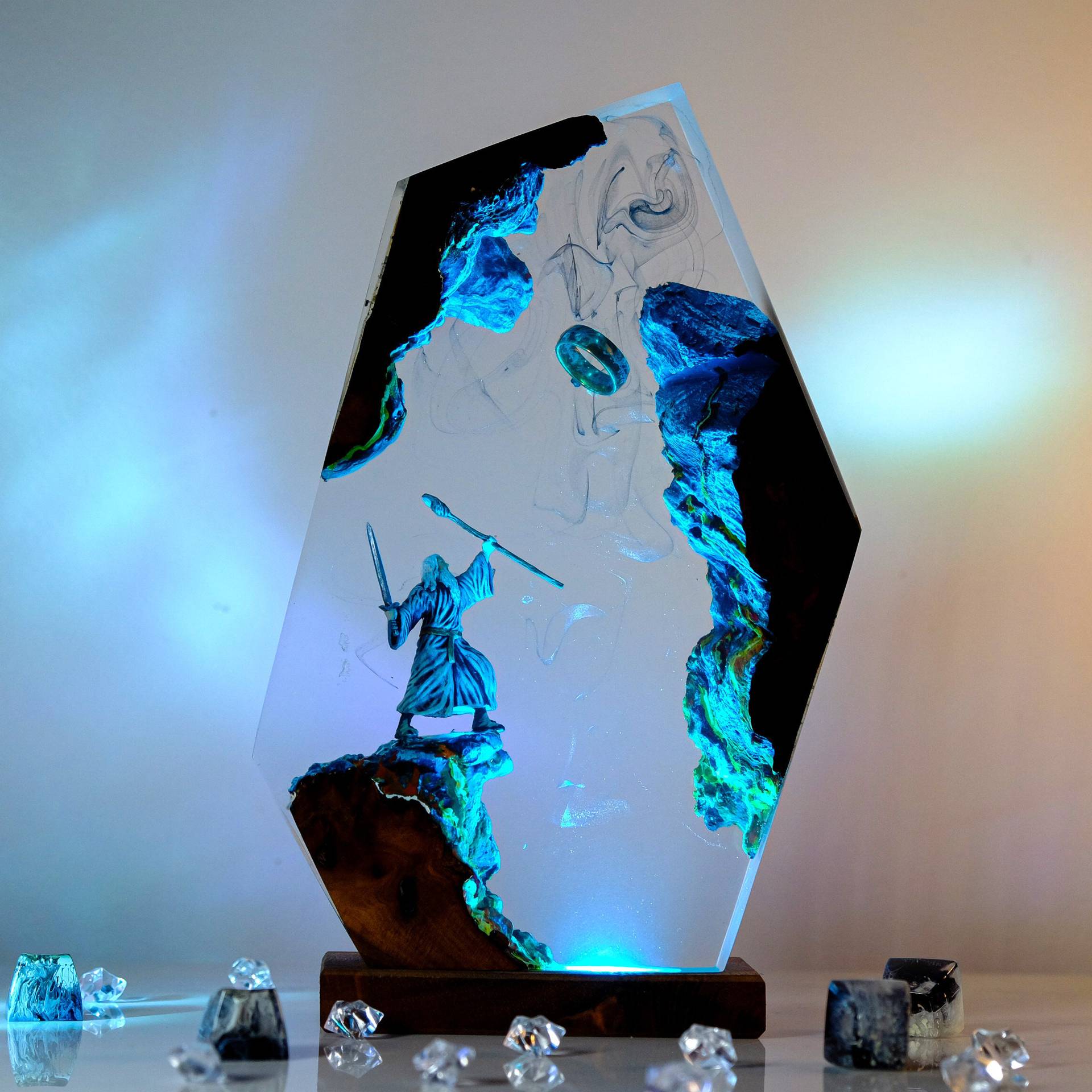Movie Scence Figure Table Resi - Baby Nursery Light avis et prix