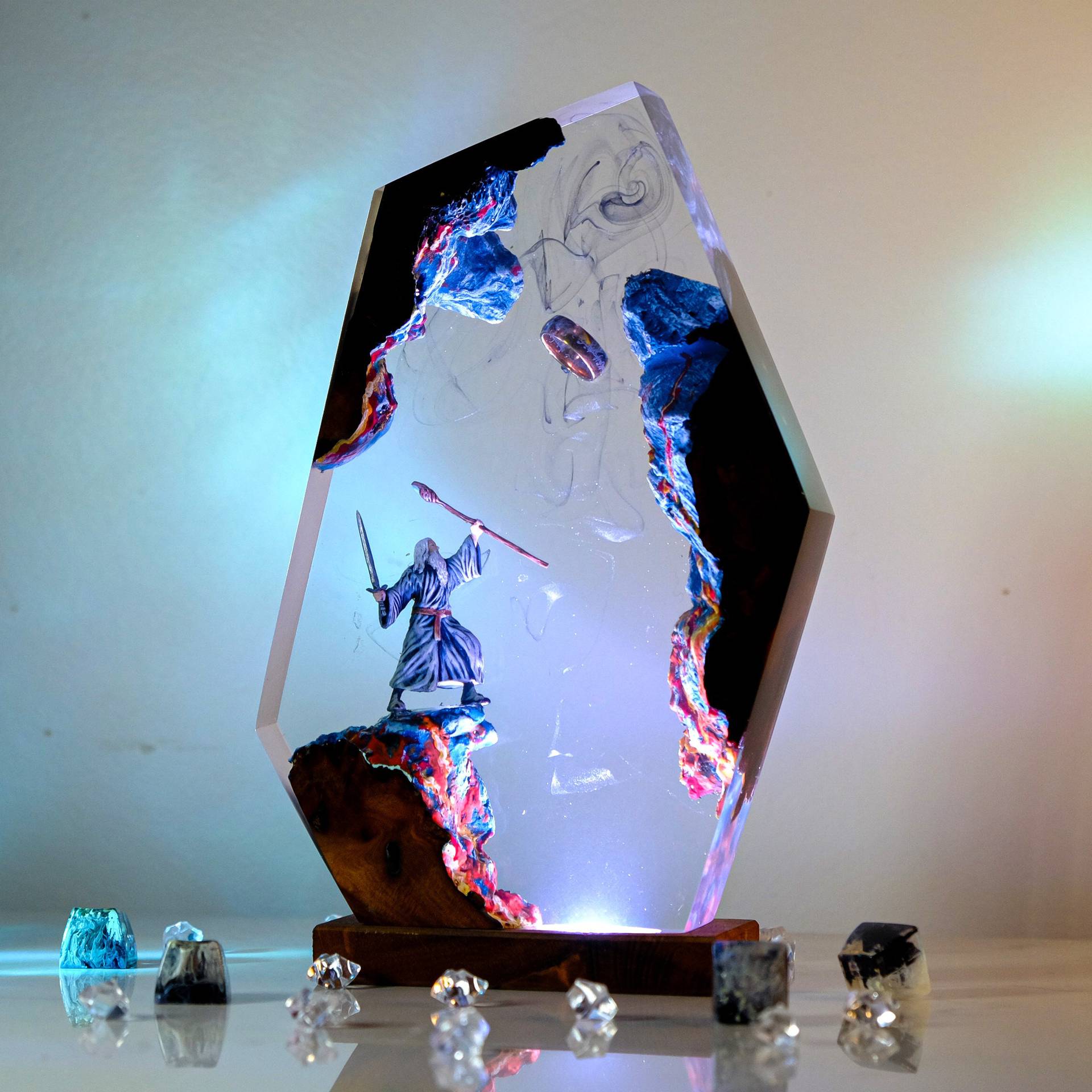 Movie Scence Figure Table Resi - Baby Nursery Light avis et prix