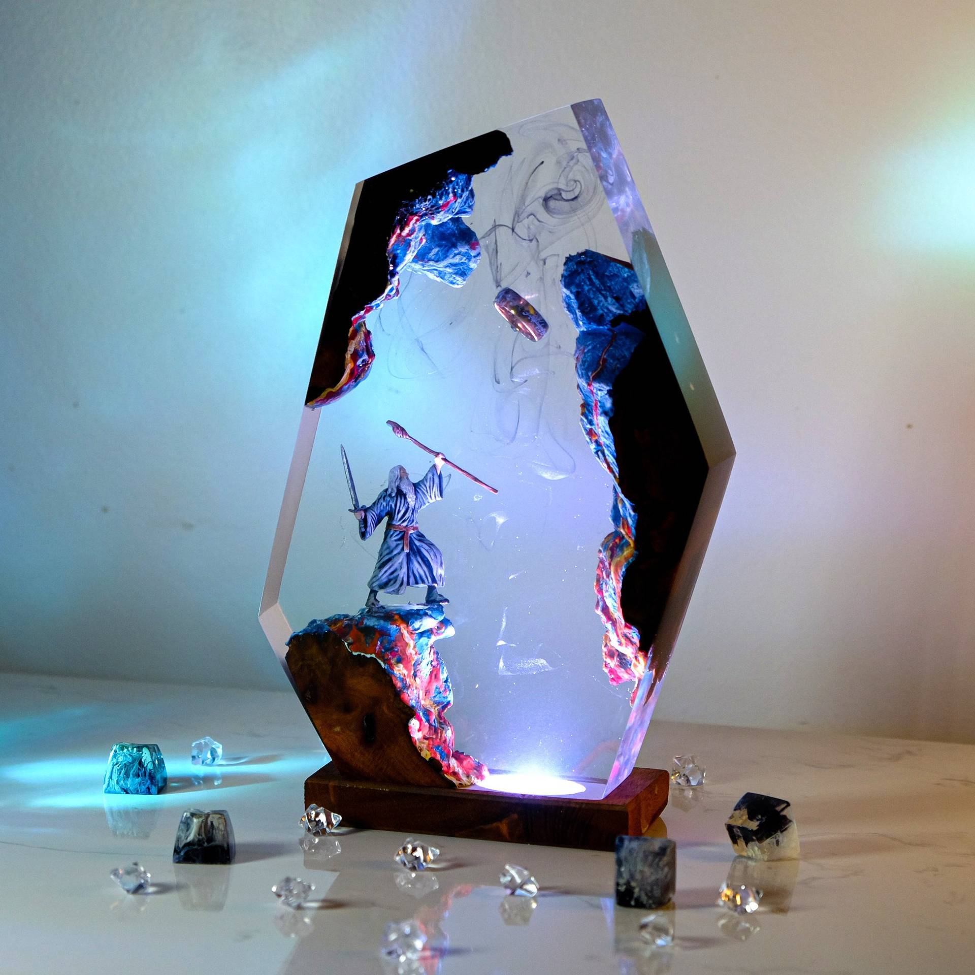 Movie Scence Figure Table Resi - Baby Nursery Light avis et prix