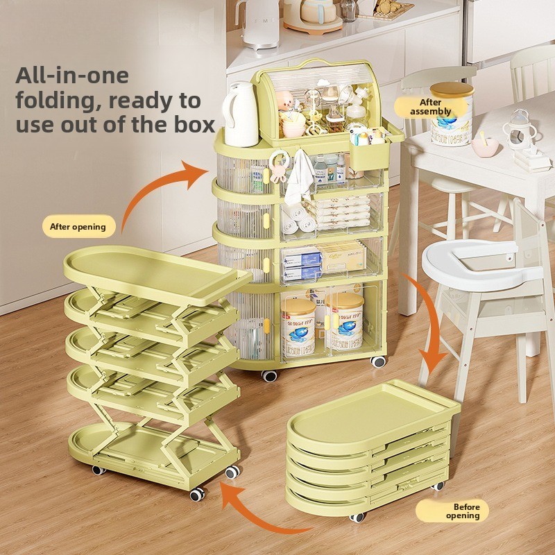Hanging Floor Cart Baby Organi - Baby Nursery Trolley avis et prix