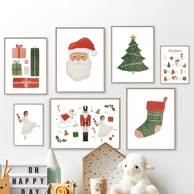 Cartoon Christmas Gift Socks M - Baby Nursery Mirror avis et prix