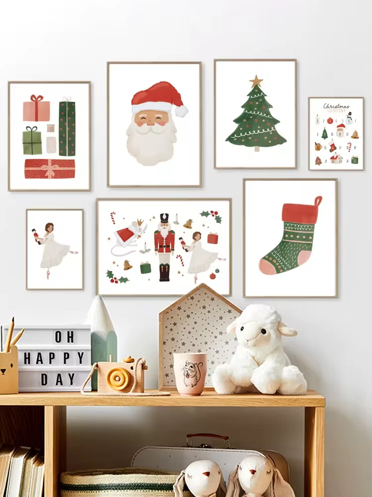 Cartoon Christmas Gift Socks M - Baby Nursery Mirror avis et prix