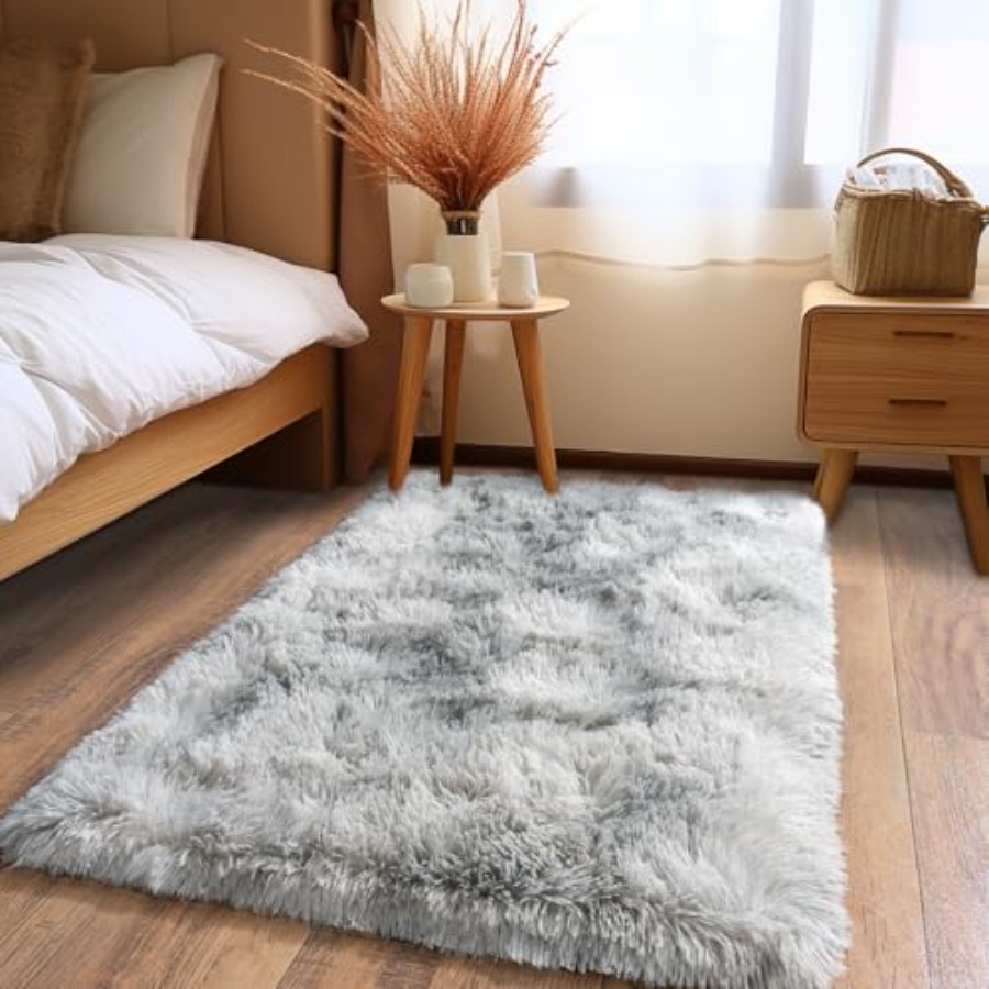 Fluffy Small Rug for Bedroom 2 - Soft Rug Nursery avis et prix