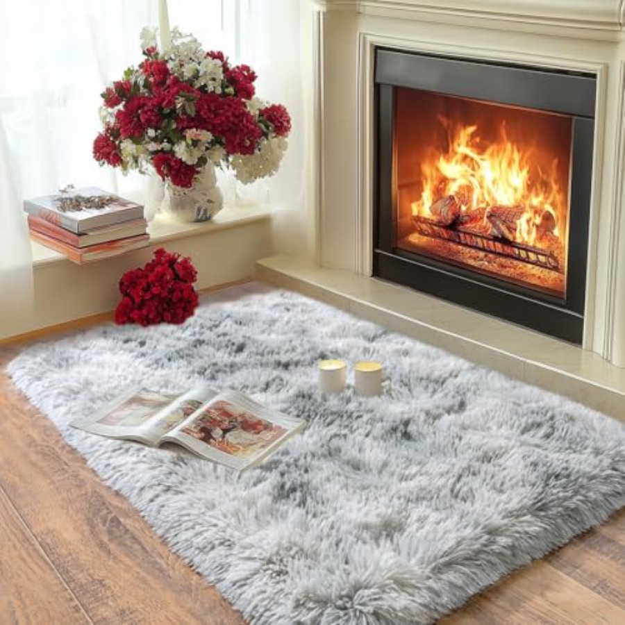 Fluffy Small Rug for Bedroom 2 - Soft Rug Nursery avis et prix