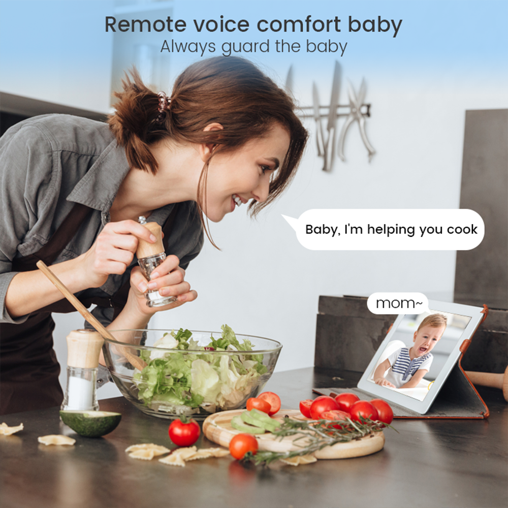4MP WiFi xiaovv indoor Baby Mo - Baby Nursery Mobile avis et prix