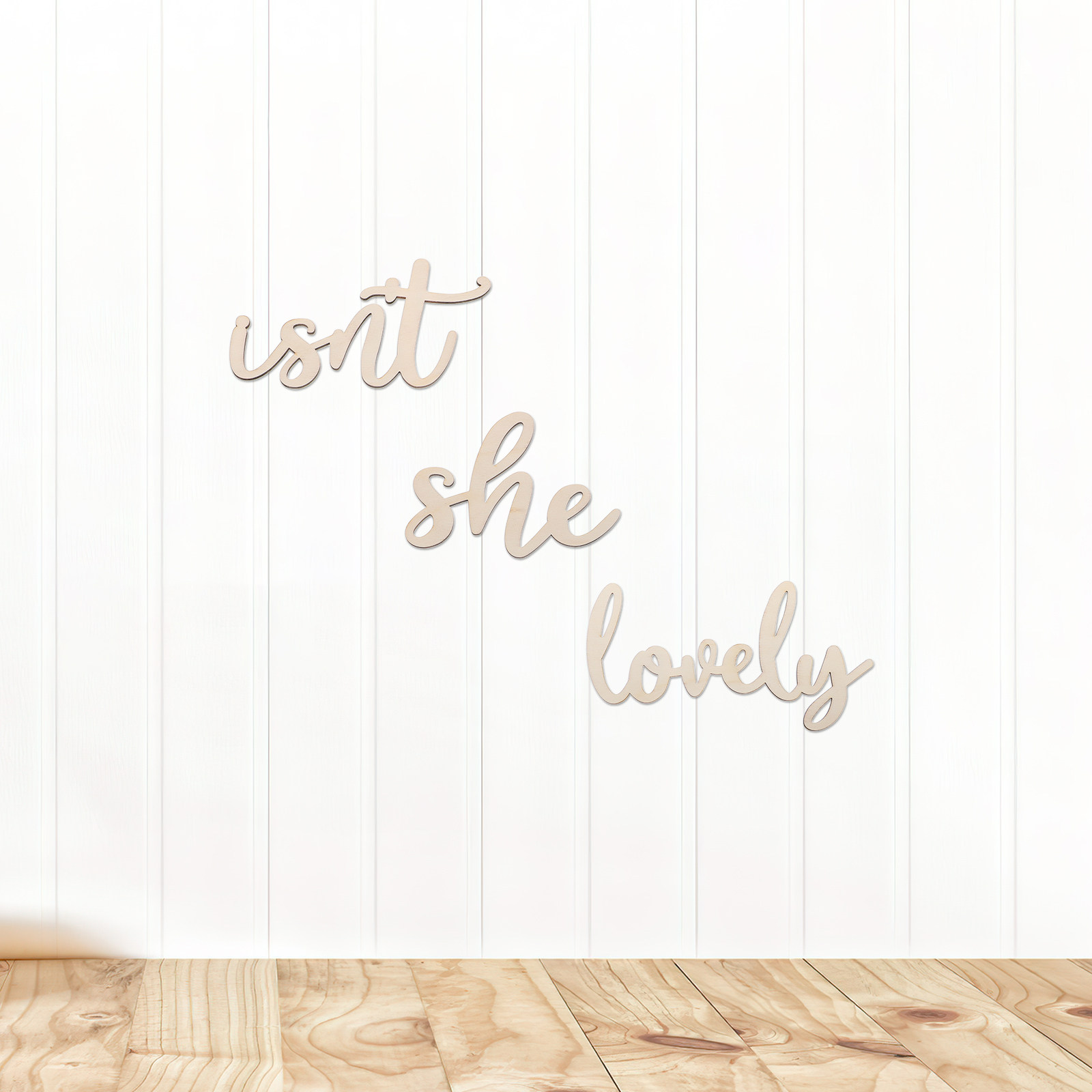 Wood Sign Wooden Wall Sticker  - Baby Nursery Wall Decor avis et prix