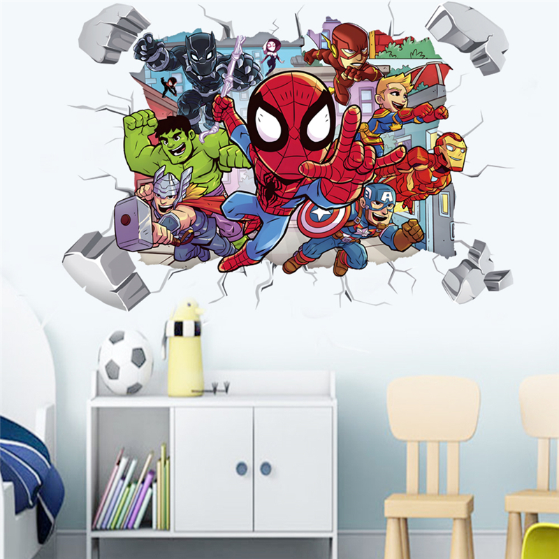 Marvel Superhero Avengers Wall - Baby Nursery Wall Decals avis et prix