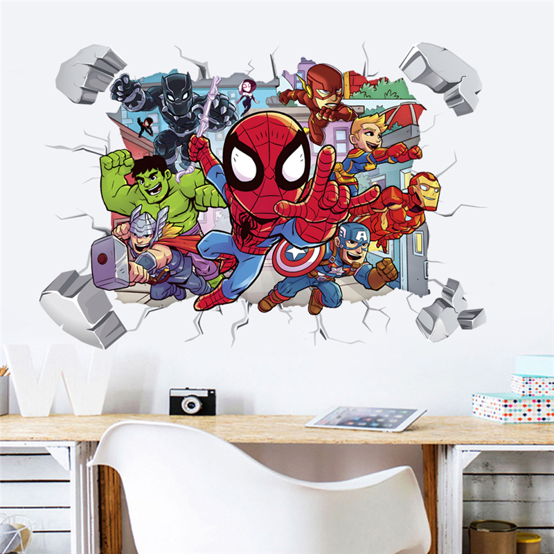 Marvel Superhero Avengers Wall - Baby Nursery Wall Decals avis et prix
