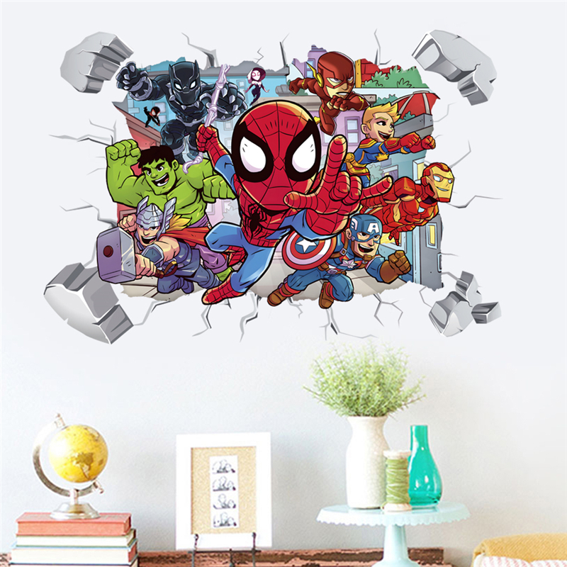 Marvel Superhero Avengers Wall - Baby Nursery Wall Decals avis et prix