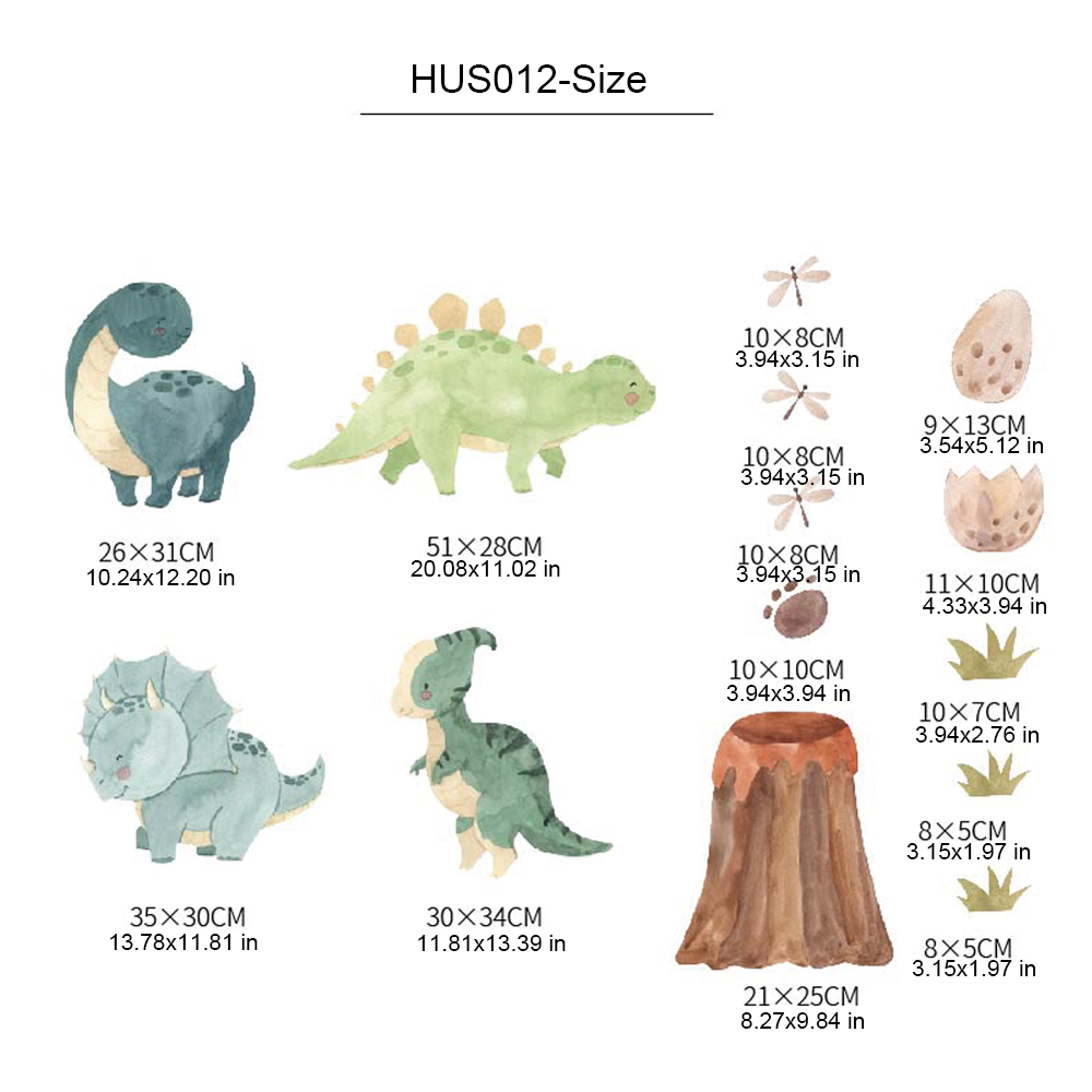 Dinosaur Wall Decals, Dino Alp - Baby Nursery Accessories avis et prix