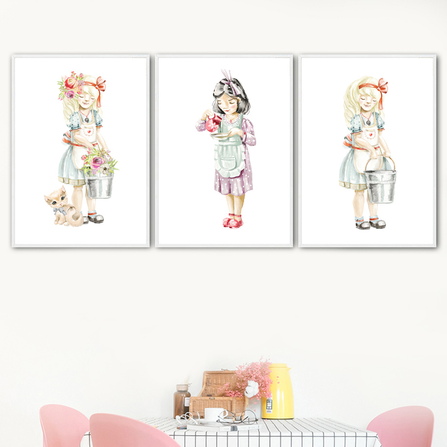 Cute Baby Girl Flower Cat Chic - Baby Nursery Mirror avis et prix