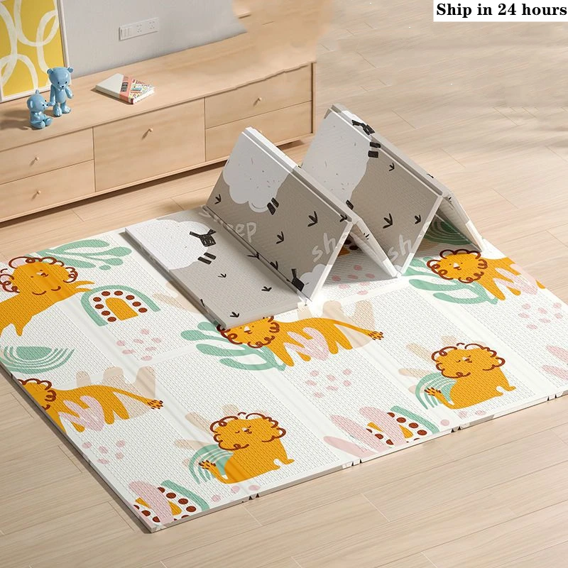 Baby Play Mats Foldable Xpe Pu - Soft Rug Nursery avis et prix