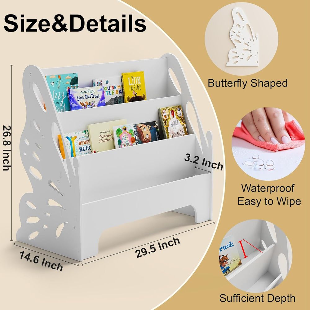 3 Tier Kids Bookshel - Nursery - Baby Nursery Bookcase avis et prix