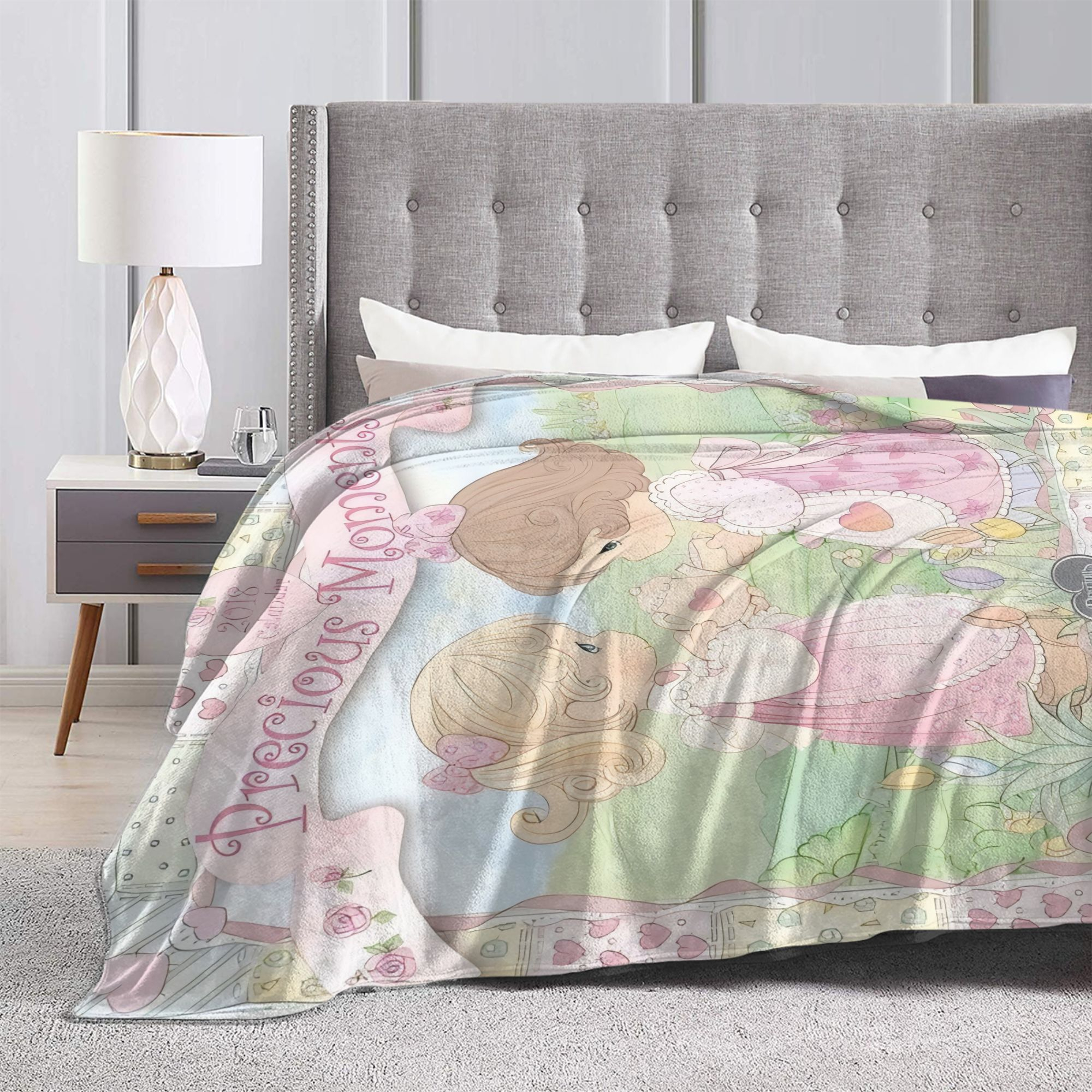 VIKAMA Vintage Precious Moment - Baby Nursery Fabric avis et prix