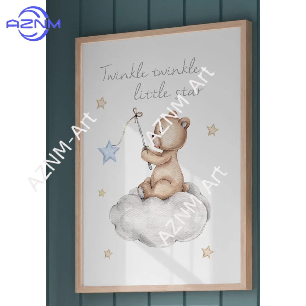 1/3Pcs set of 3 nursery prints - Baby Nursery Gender Neutral avis et prix