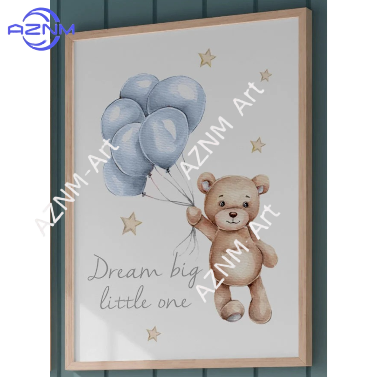 1/3Pcs set of 3 nursery prints - Baby Nursery Gender Neutral avis et prix