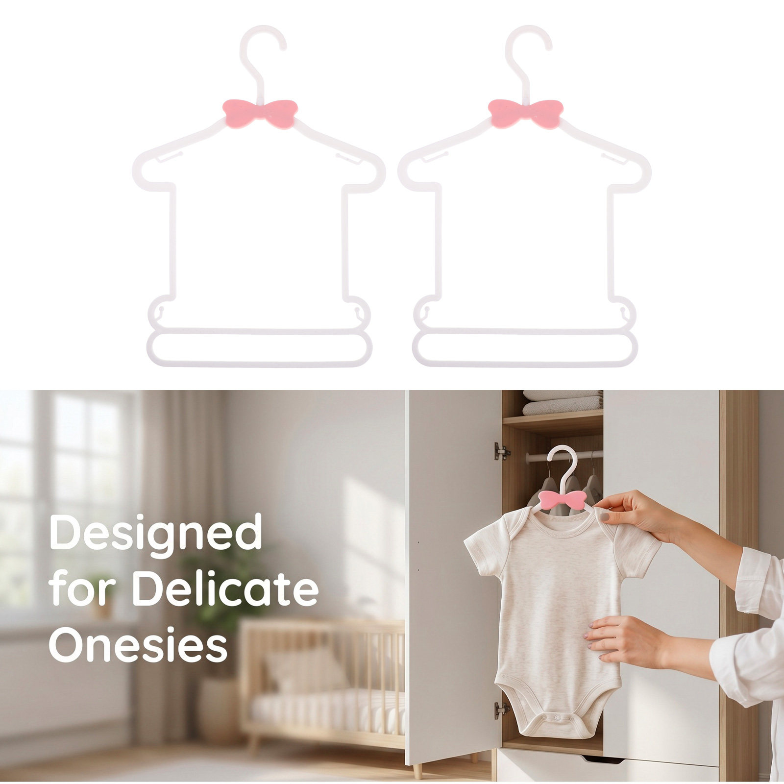 8Pcs Baby Clothes Hangers Non  - Baby Nursery Closet avis et prix