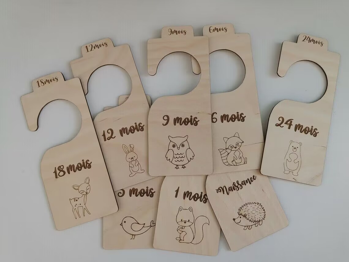 Forest animal Baby closet hang - Baby Nursery Closet Organization avis et prix
