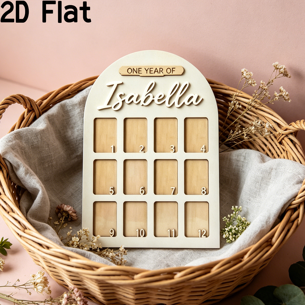 1Pc Custom Photo Record Board  - Baby Nursery Baby avis et prix