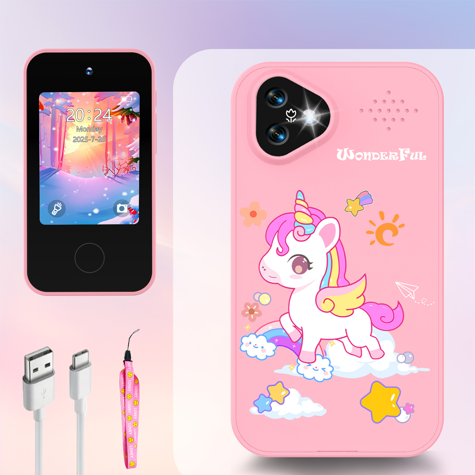 Unicorn Kids Smart Phone Camer - Baby Nursery Mobile avis et prix