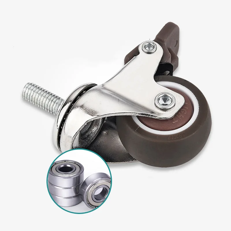 4pcs Furniture Casters Wheels  - Baby Nursery Trolley avis et prix